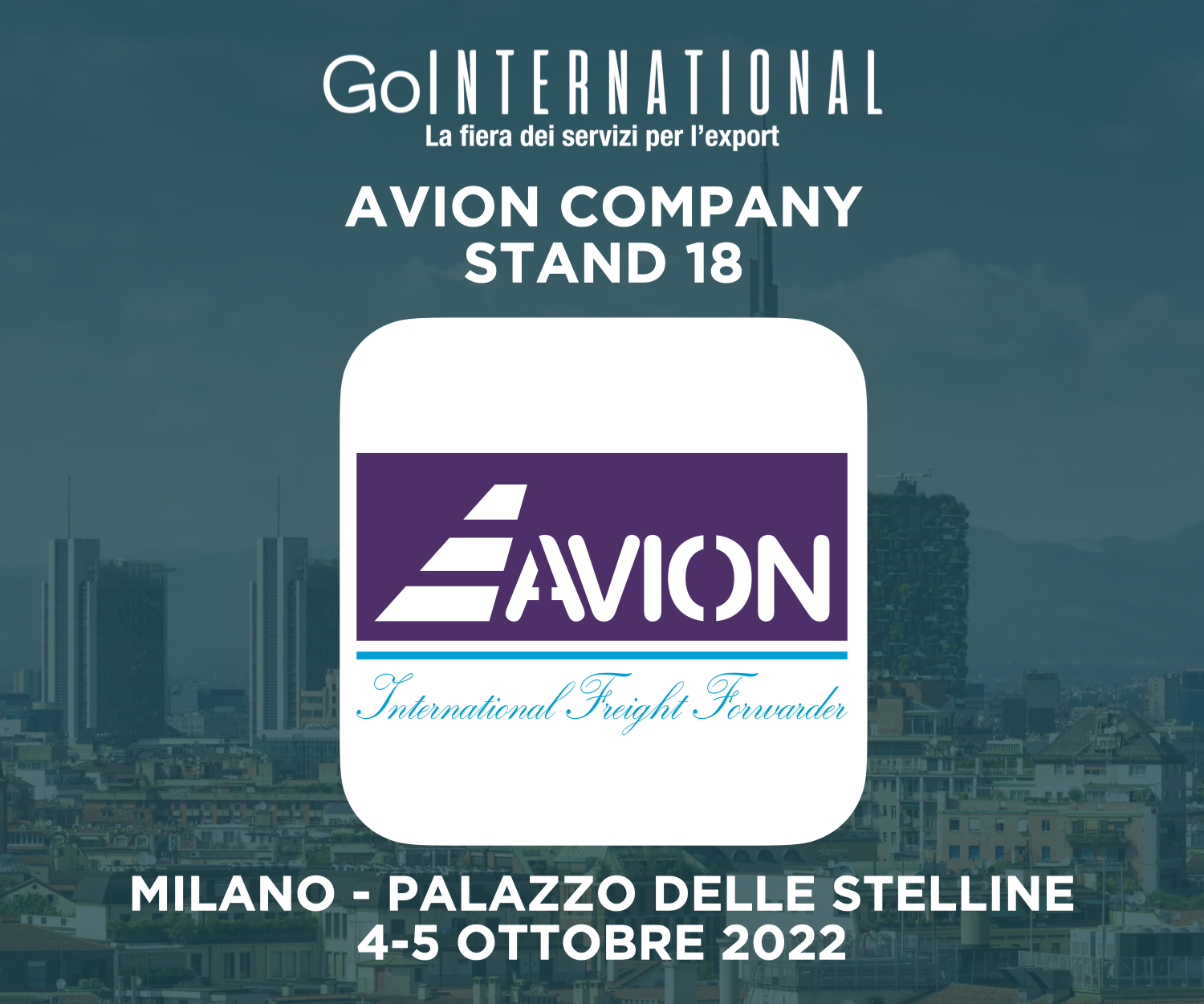 Here you can register to the Avion workshop at the fair Go International